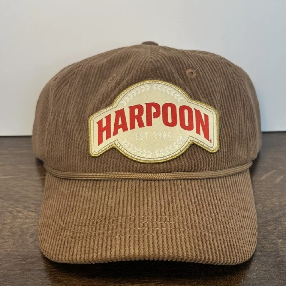NWT Men's Harpoon Brewery Corduroy Adjustable Hat - Picture 5 of 9